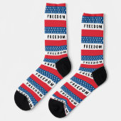 Chaussette Liberté Un Véritable Patriote (Gauche)