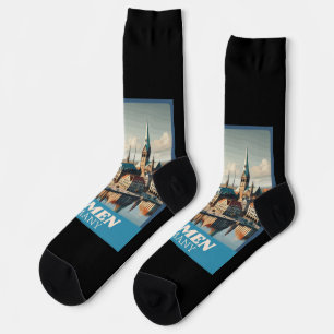 Chaussette Ligne aérienne Retro Bremen