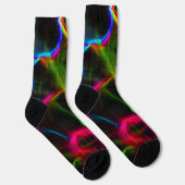 Chaussette Lignes abstraites colorées mignonnes (Droite)