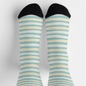 Chaussette Lignes De Bandes Géométriques Simples (Haut)