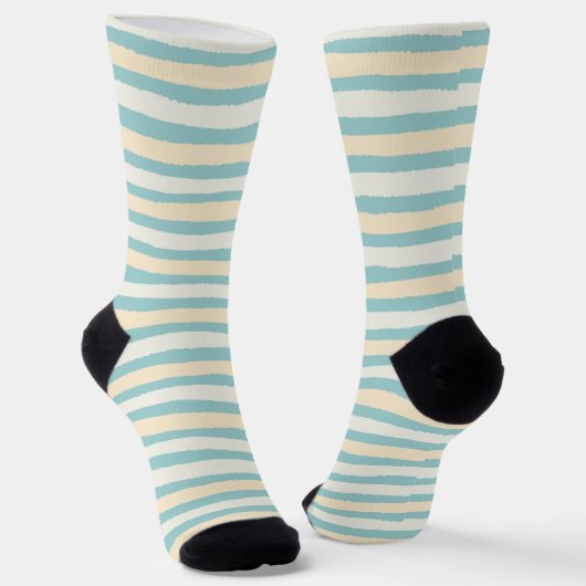 Chaussette Lignes De Bandes Géométriques Simples (Angulaire)