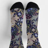 Chaussette Lily d'or, William Morris (Haut)