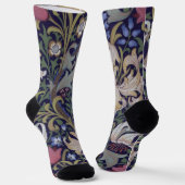 Chaussette Lily d'or, William Morris (Angulaire)