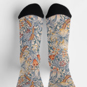 Chaussette Lily d'or, William Morris (Haut)