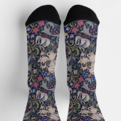 Chaussette Lily dorée, William Morris (Haut)