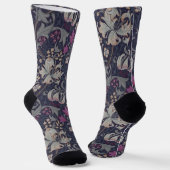 Chaussette Lily dorée, William Morris (Angulaire)