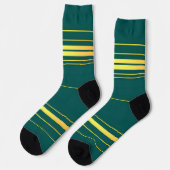 Chaussette Linge Luxe Moderne Green Gold Texture Collection (Gauche)