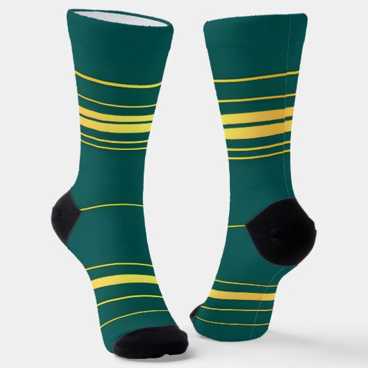 Chaussette Linge Luxe Moderne Green Gold Texture Collection (Angulaire)