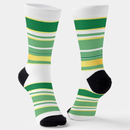 Chaussette Linge Luxe Populaire Green Gold Texture Collection (Angulaire)