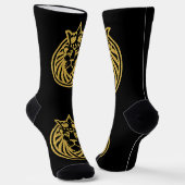 Chaussette Lion Avec Couronne - Style Or 4 (Angulaire)