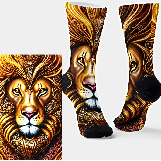 Chaussette Lion d'or