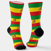Chaussette Lion of Judah Jah Rasta Reggae Roots (Angulaire)