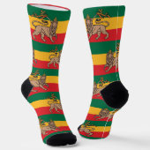 Chaussette Lion of Judah Jah Rasta Reggae Socks (Angulaire)