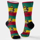 Chaussette Lion of Judah Rastafari Zion (Angulaire)