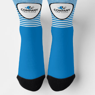 Chaussette Logo de l'entreprise avec bandes codées par couleu