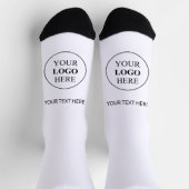 Chaussette Logo Promotionnel Personnalisé – Aucune Commande M (Haut)