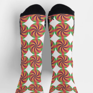 Chaussette lollipop Candy Image Imprimée Causal Hommes Femmes