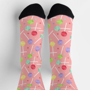Chaussette Lollipops à bonbons pour filles Décora Kei à motif