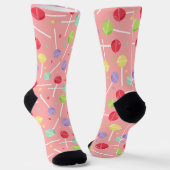 Chaussette Lollipops à bonbons pour filles Décora Kei à motif (Angulaire)