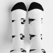 Chaussette Loon Oiseau Nageur Art Thunder_Cove (Haut)