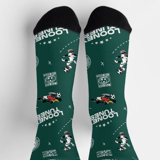 Chaussette LOONEY TUNES™ Soccer Playbook Pattern (Haut)