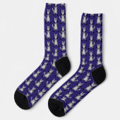Chaussette Loup d'Halloween déplaisant (Gauche)