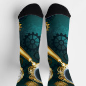 Chaussette Loupe en style Steampunk (Haut)