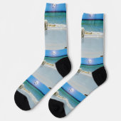 Chaussette L'ours polaire rencontre Jack Russell, Chaussettes (Gauche)