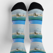 Chaussette L'ours polaire rencontre Jack Russell, Chaussettes (Haut)