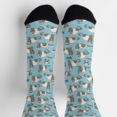 Chaussette Love Ferrets - Chaussettes Bleues (Haut)