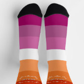 Chaussette Love is Love Pride Moth Crew Chaussettes (Haut)