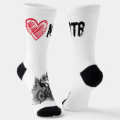 Chaussette Love MTB VTT Chaussettes (Angulaire)