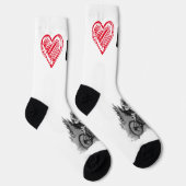 Chaussette Love MTB VTT Chaussettes (Droite)