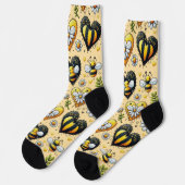 Chaussette Love My Honey Bee Novelty (Gauche)