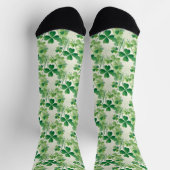 Chaussette Lucky St Patrick's Day Four Leaf Clover (Haut)