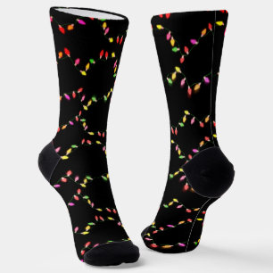 Chaussette Lumières de vacances colorées Noël