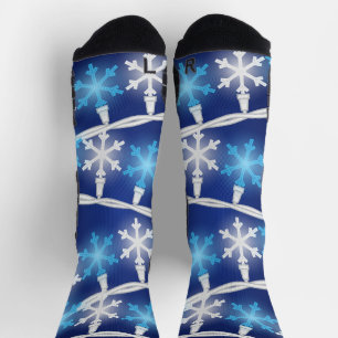 Chaussette Lumières en forme de flocon de neige