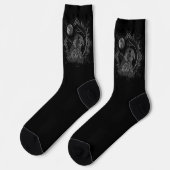 Chaussette Lune pleine du faucon (Gauche)