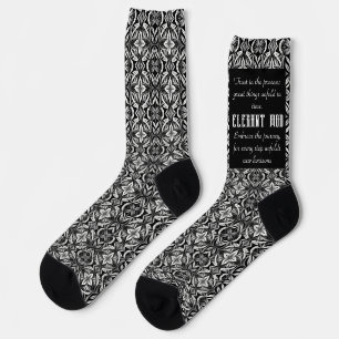 Chaussette L'unité du noir et blanc