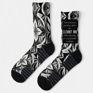 Chaussette L'unité du noir et blanc