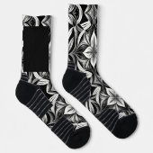 Chaussette L'unité du noir et blanc (Droite)