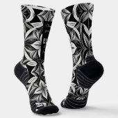 Chaussette L'unité du noir et blanc (Angulaire)