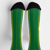 Chaussette Luxe Linge Moderne Green Gold Texture Collection (Haut)