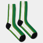 Chaussette Luxe Linge Moderne Green Gold Texture Collection (Droite)