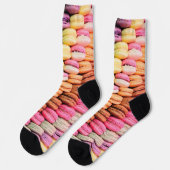 Chaussette Macarons Colorés Drôle (Gauche)