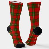 Chaussette MacGregor tartan red green plaid (Angulaire)