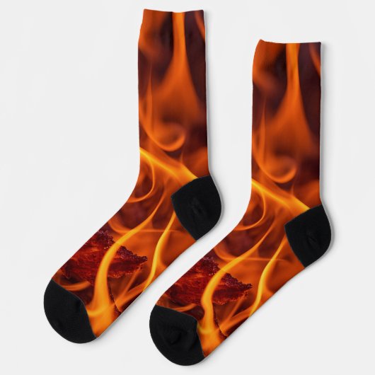 Chaussette macro Flamme d'incendie (Gauche)