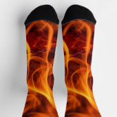 Chaussette macro Flamme d'incendie (Haut)