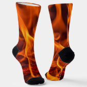 Chaussette macro Flamme d'incendie (Angulaire)