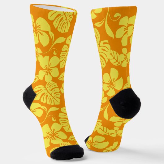 CHAUSSETTE MAILLOT DE BAIN ROSE (ORANGE/JAUNE) (Angulaire)